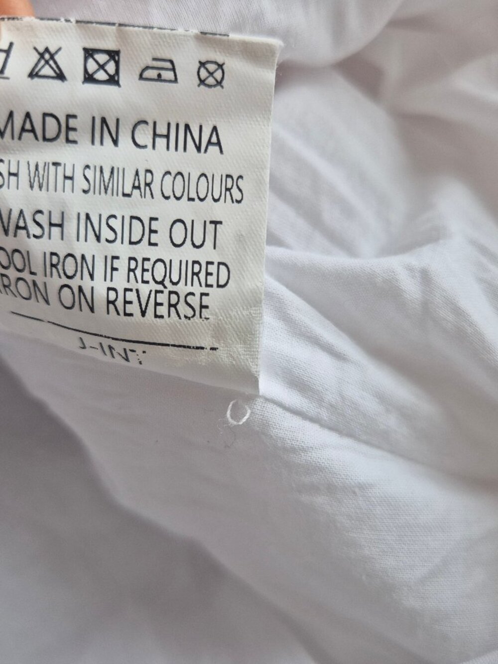 Showpo. 100% Linen Puff Sleeves Ruched Sexy Open Back Mini Dress White - Picture 16 of 16